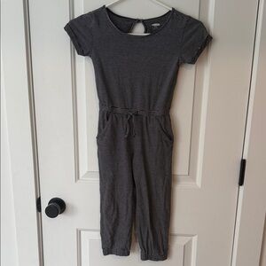 Old Navy Striped Black and White Jumpsuit